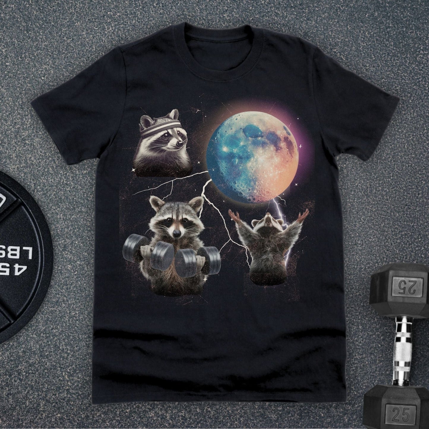 Three Raccoons T-Shirt