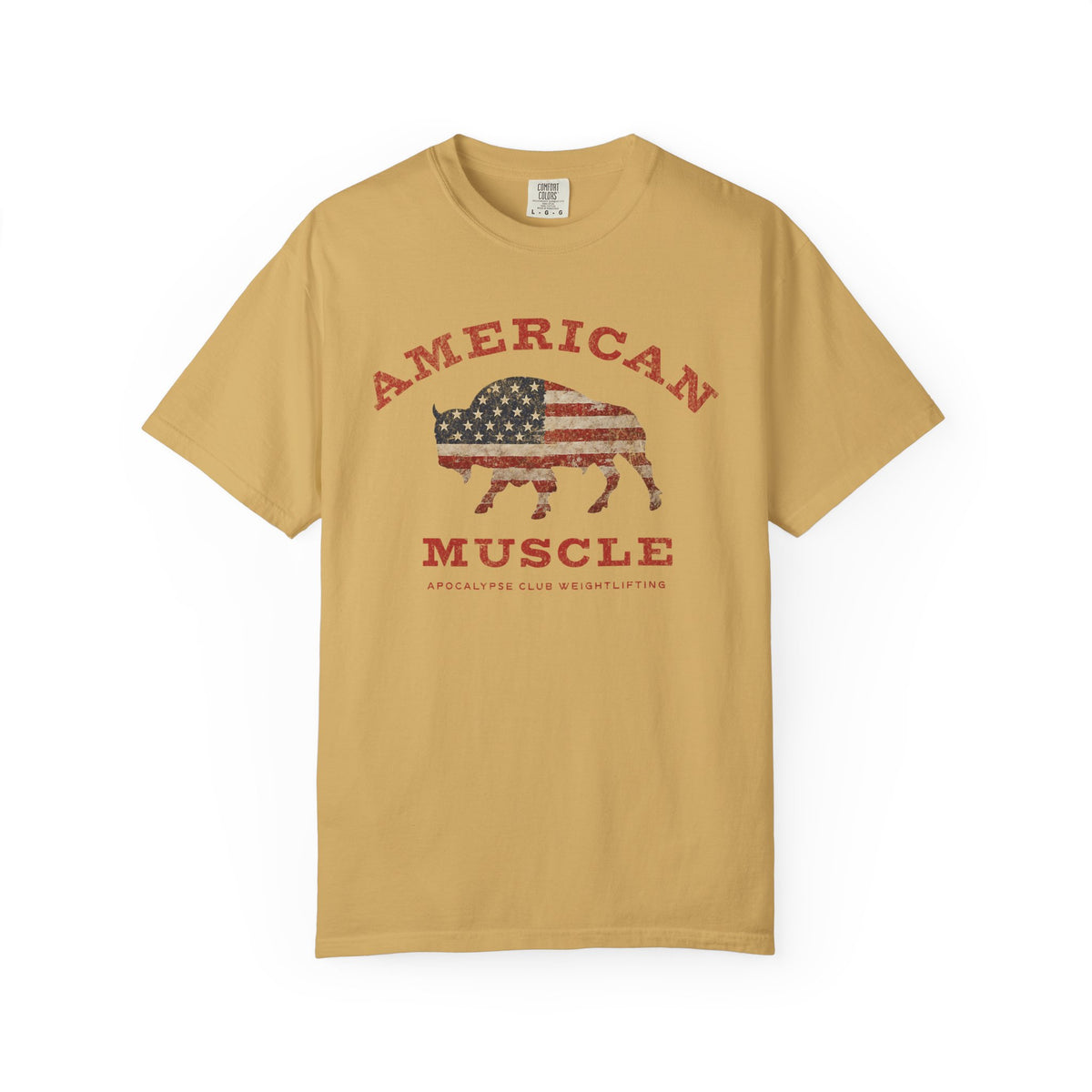 Fall American Muscle Bison Premium T-Shirt