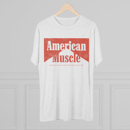 Western American Muscle Tri-Blend T-Shirt