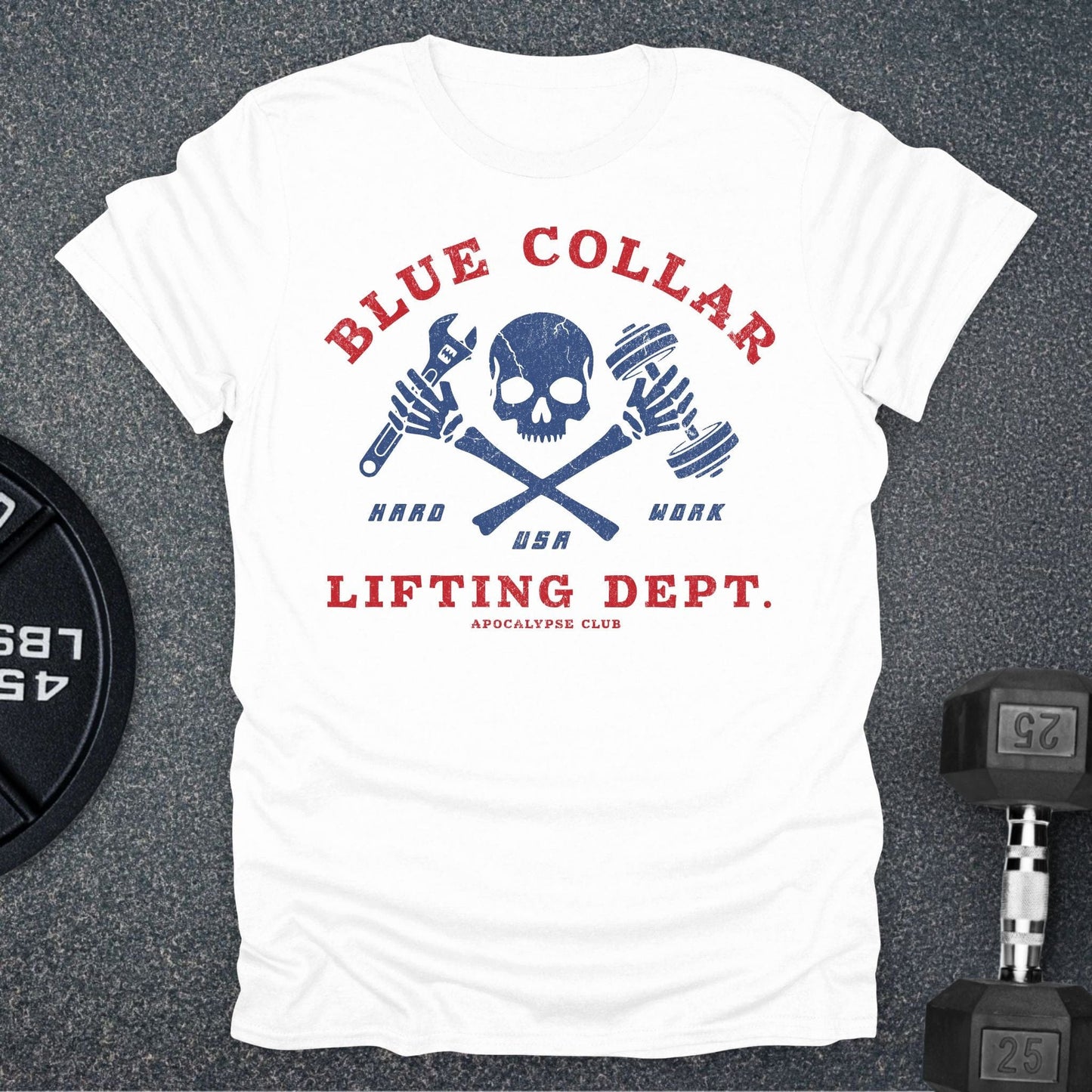 Blue Collar Lifting T-Shirt