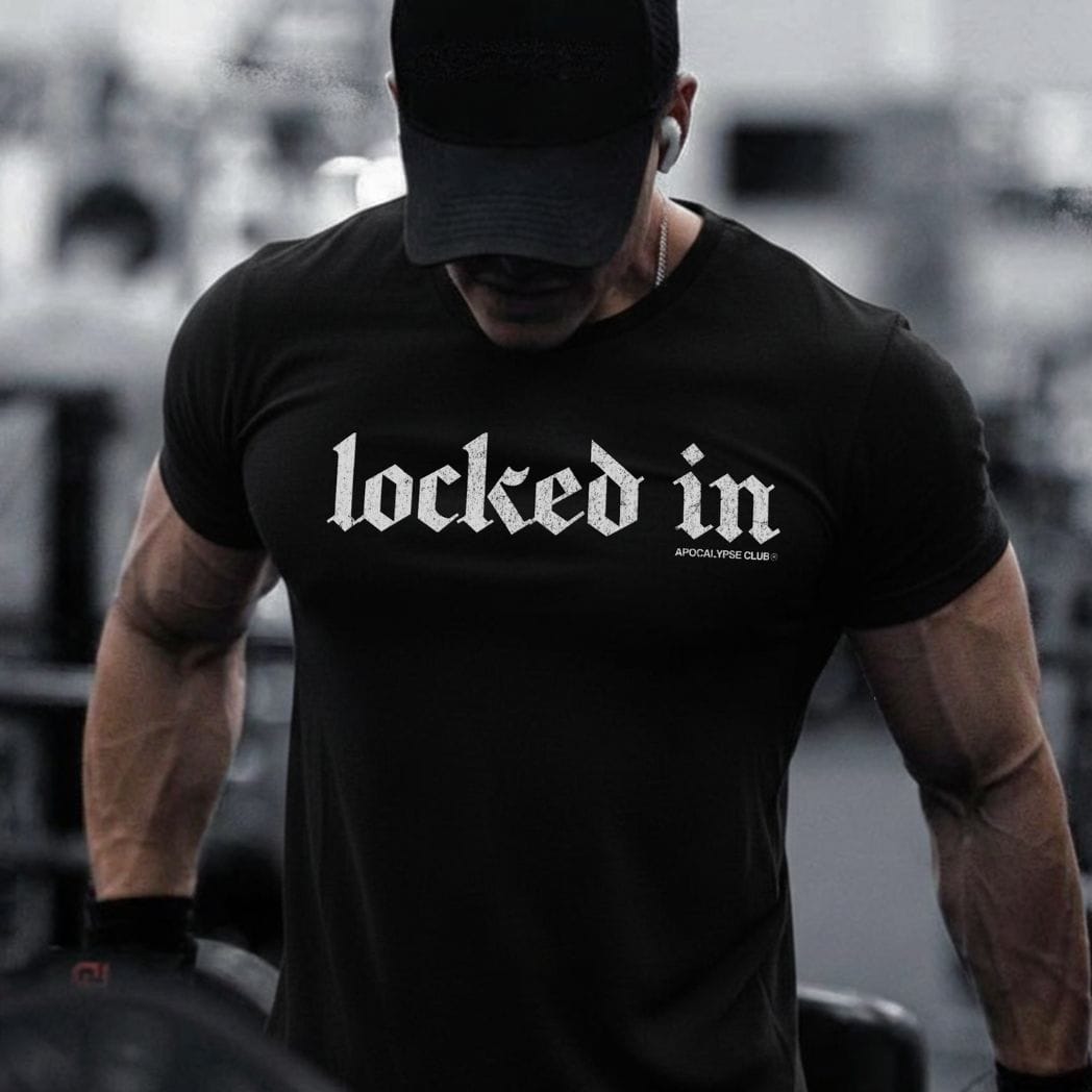 Lock Inbshirt Locked In T-Shirt - Apocalypse Club