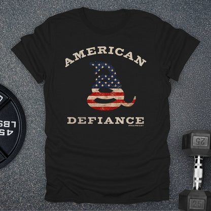 Apocalypse Club American Defiance Snake Black gym t-shirt