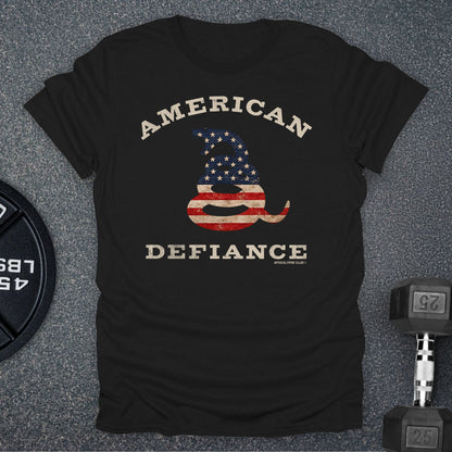 Apocalypse Club American Defiance Snake Black gym t-shirt