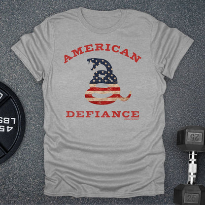 Apocalypse Club American Defiance Snake Sport Grey gym t-shirt