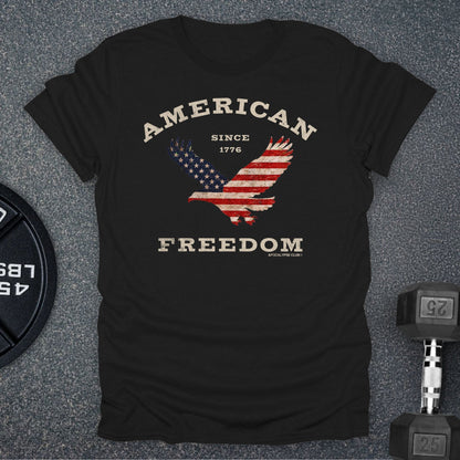 Apocalypse Club American Freedom Eagle Black gym t-shirt