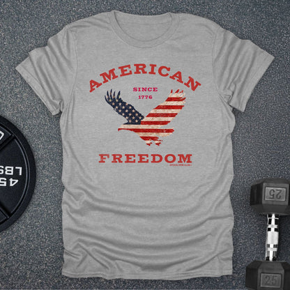 Apocalypse Club American Freedom Eagle Sport Grey gym t-shirt