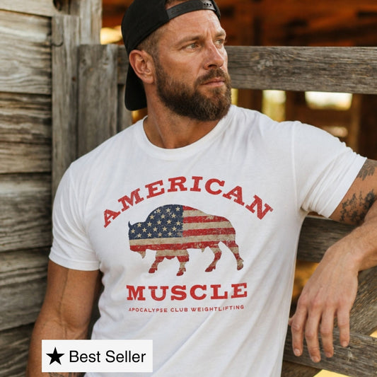 American Muscle Bison T-Shirt