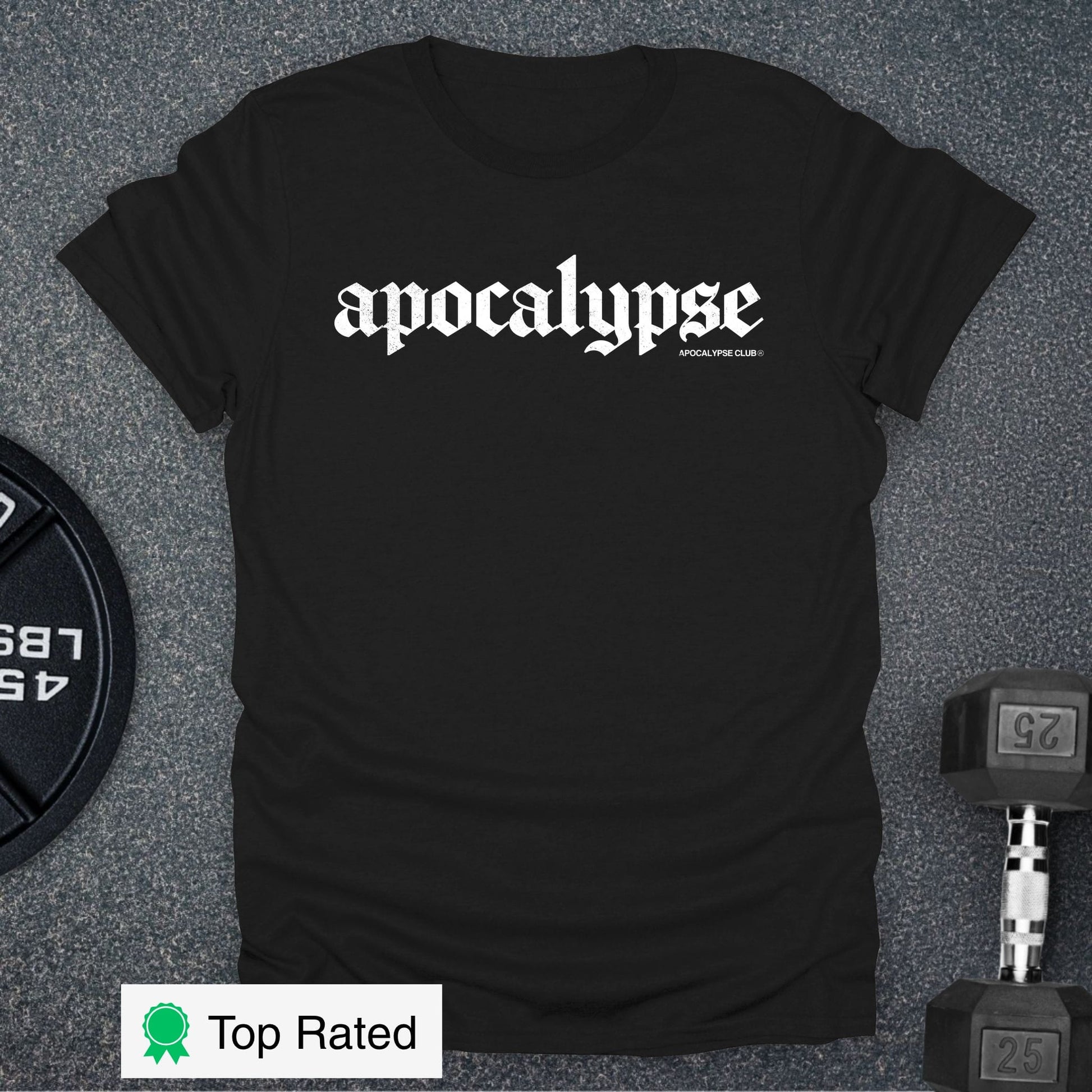 Apocalypse Club Apocalypse DNA Black gym t-shirt