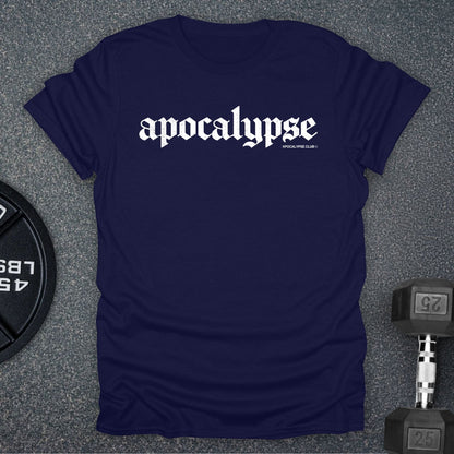 Apocalypse Club Apocalypse DNA Navy gym t-shirt