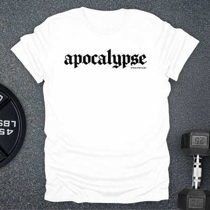 Apocalypse Club Apocalypse DNA White gym t-shirt