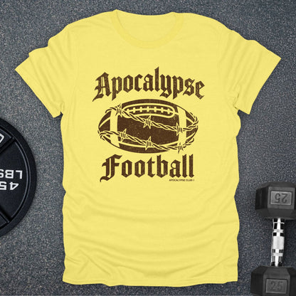 Apocalypse Club Apocalypse Football Cornsilk gym t-shirt