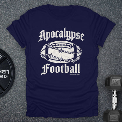Apocalypse Club Apocalypse Football Navy gym t-shirt