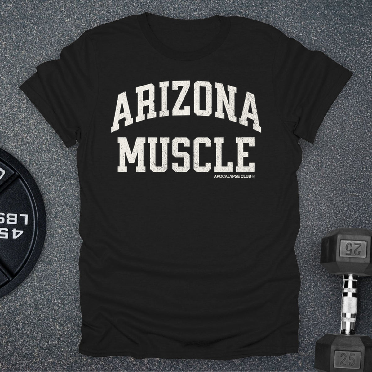 Apocalypse Club Arizona Muscle Black gym t-shirt