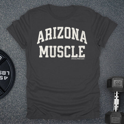 Apocalypse Club Arizona Muscle Charcoal gym t-shirt