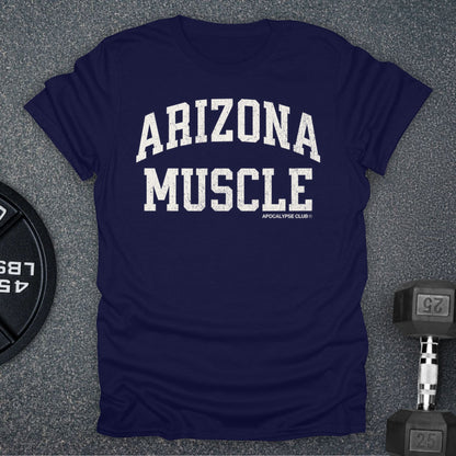 Apocalypse Club Arizona Muscle Navy gym t-shirt