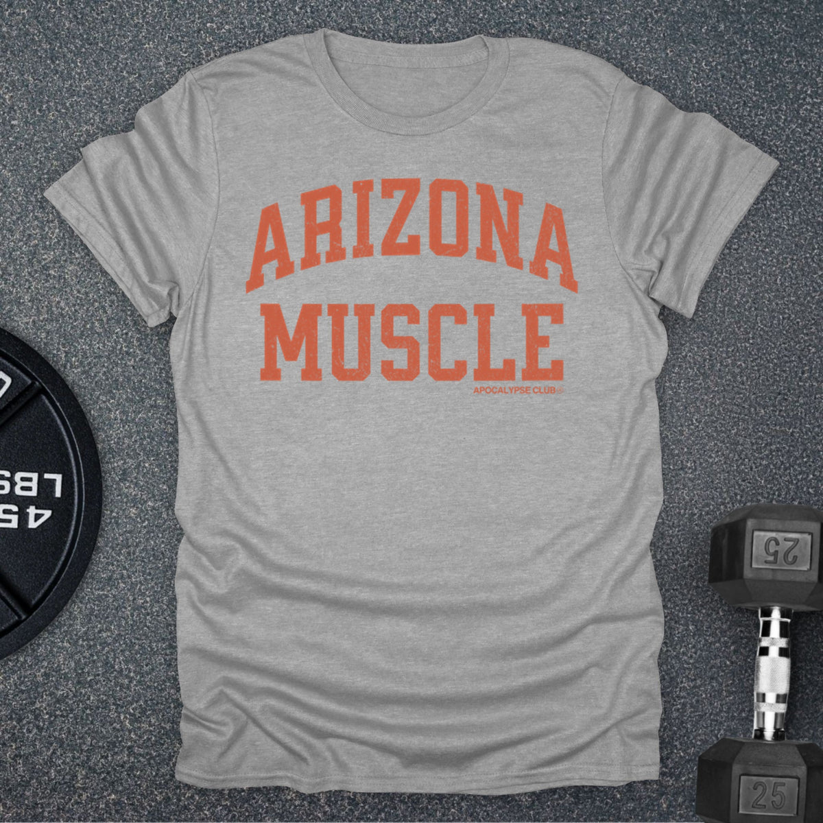 Apocalypse Club Arizona Muscle Sport Grey gym t-shirt
