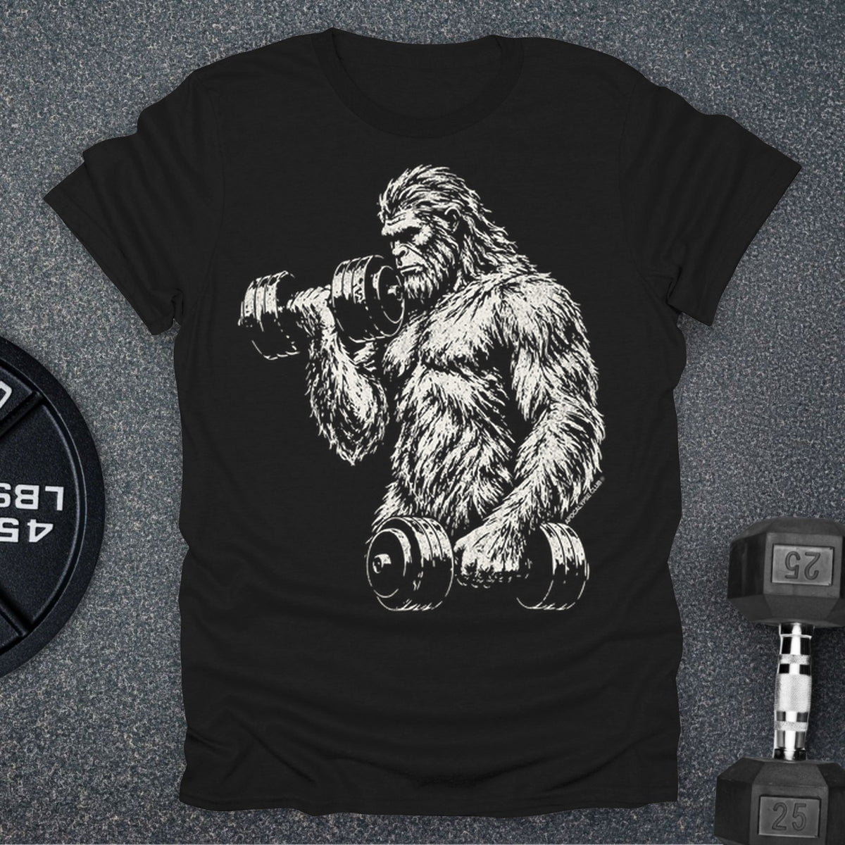 Apocalypse Club Bigfoot Iron Black gym t-shirt