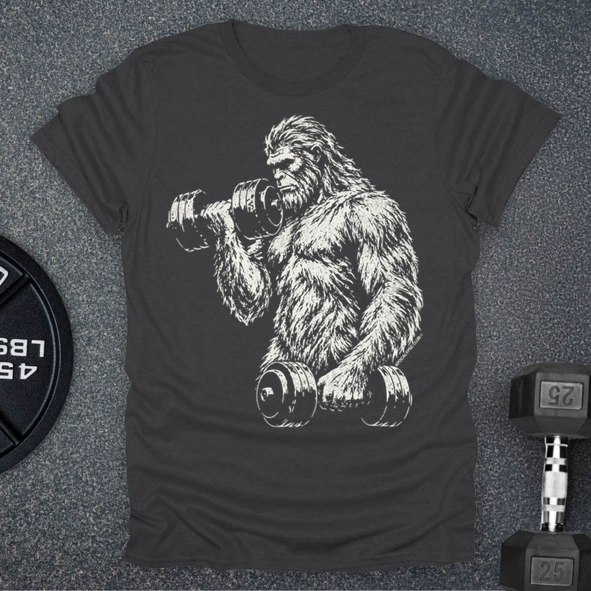 Apocalypse Club Bigfoot Iron Charcoal gym t-shirt