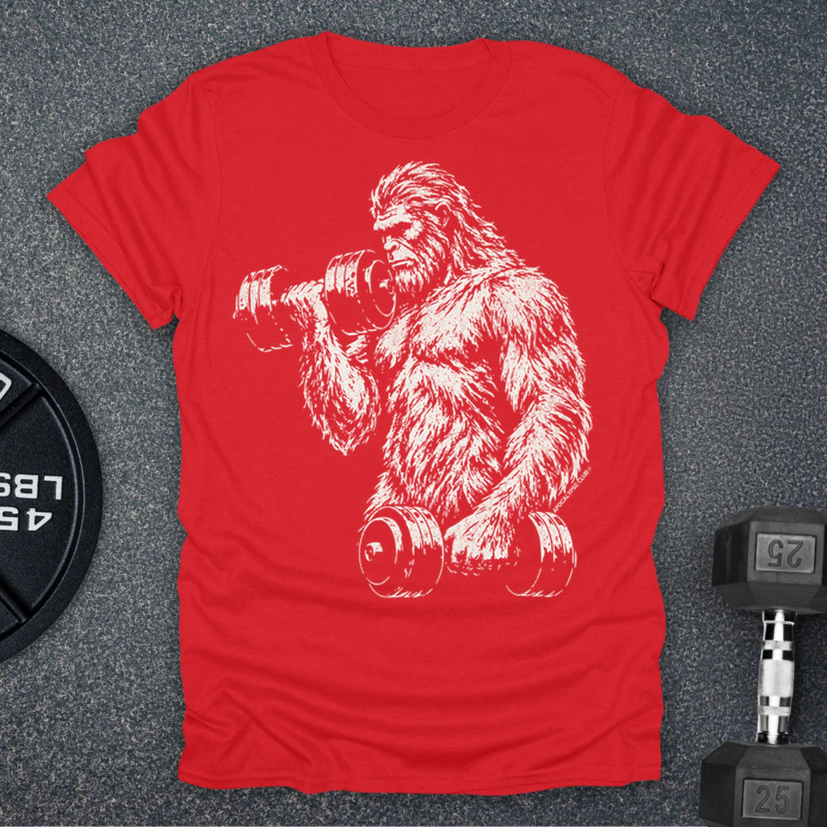 Apocalypse Club Bigfoot Iron Red gym t-shirt