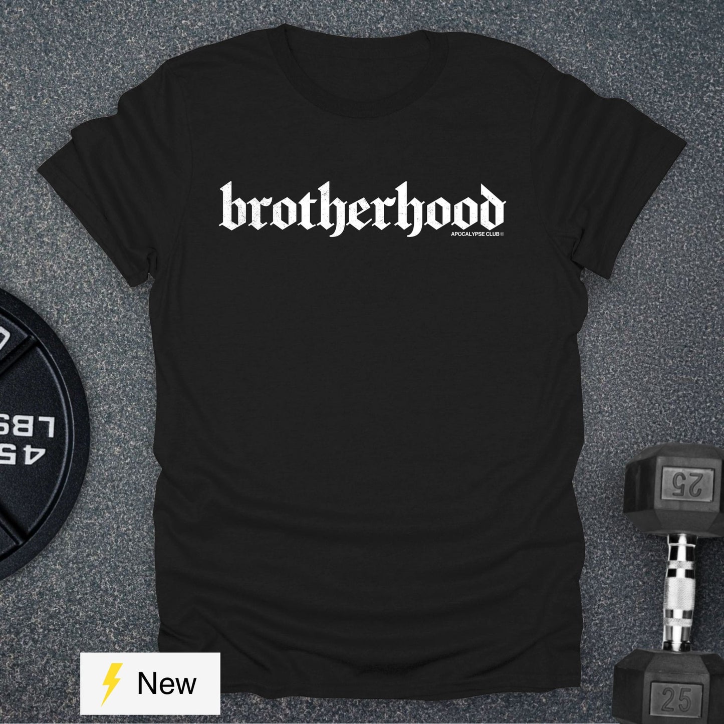 Apocalypse Club Brotherhood DNA Black gym t-shirt