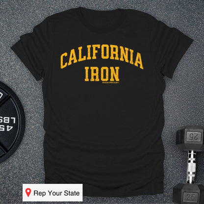 Apocalypse Club California Iron Black gym t-shirt