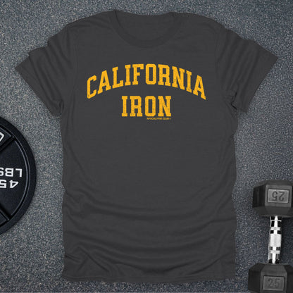 Apocalypse Club California Iron Charcoal gym t-shirt