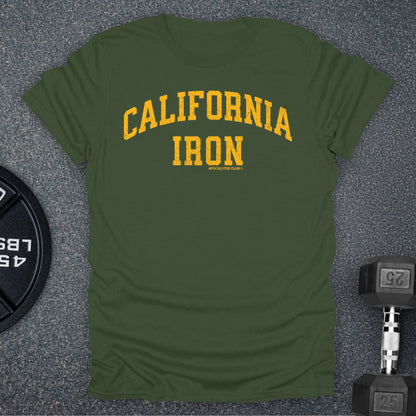 Apocalypse Club California Iron Military Green gym t-shirt