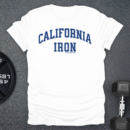Apocalypse Club California Iron White gym t-shirt