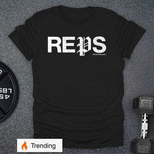 Apocalypse Club Chaos Reps Black gym t-shirt