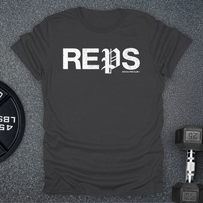 Apocalypse Club Chaos Reps Charcoal gym t-shirt