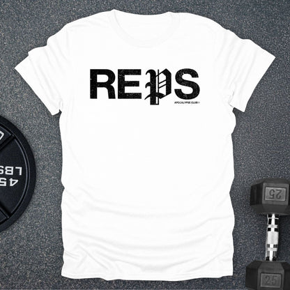 Apocalypse Club Chaos Reps White gym t-shirt
