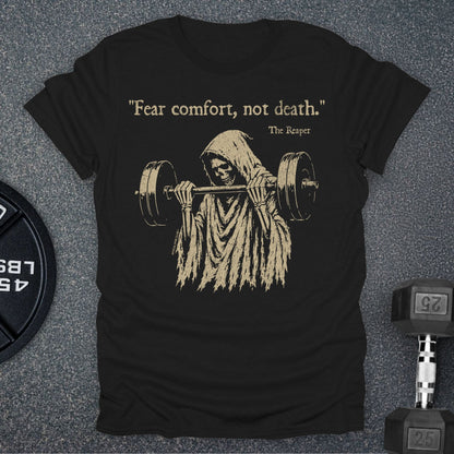 Apocalypse Club Comfort Kills Black gym t-shirt
