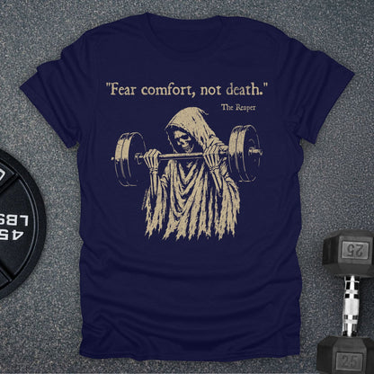 Apocalypse Club Comfort Kills Navy gym t-shirt