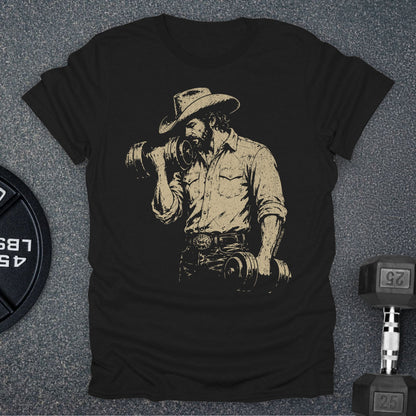 Apocalypse Club Cowboy Iron Black gym t-shirt