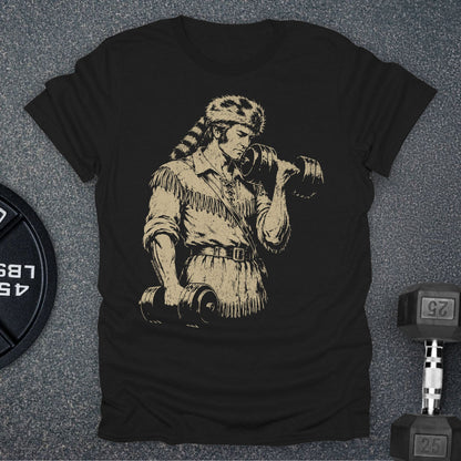 Apocalypse Club Crockett Iron Black gym t-shirt
