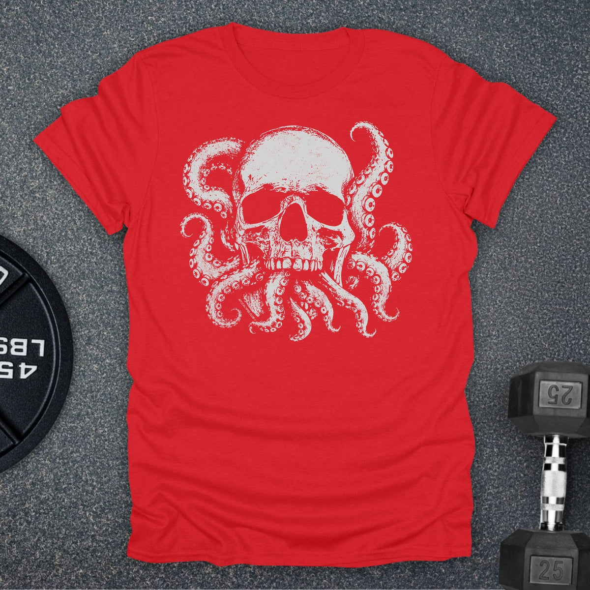 Apocalypse Club Death Below Red gym t-shirt
