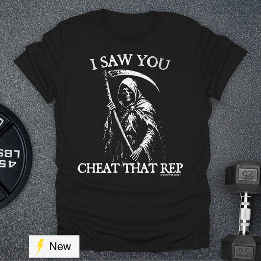 Apocalypse Club Death Saw You Black gym t-shirt