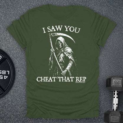 Apocalypse Club Death Saw You Military Green gym t-shirt