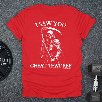 Apocalypse Club Death Saw You Red gym t-shirt