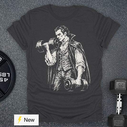 Apocalypse Club Dracula Iron Charcoal gym t-shirt