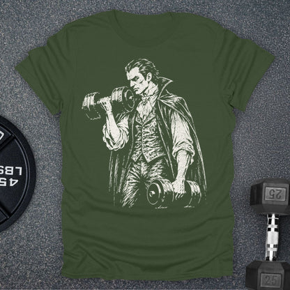 Apocalypse Club Dracula Iron Military Green gym t-shirt