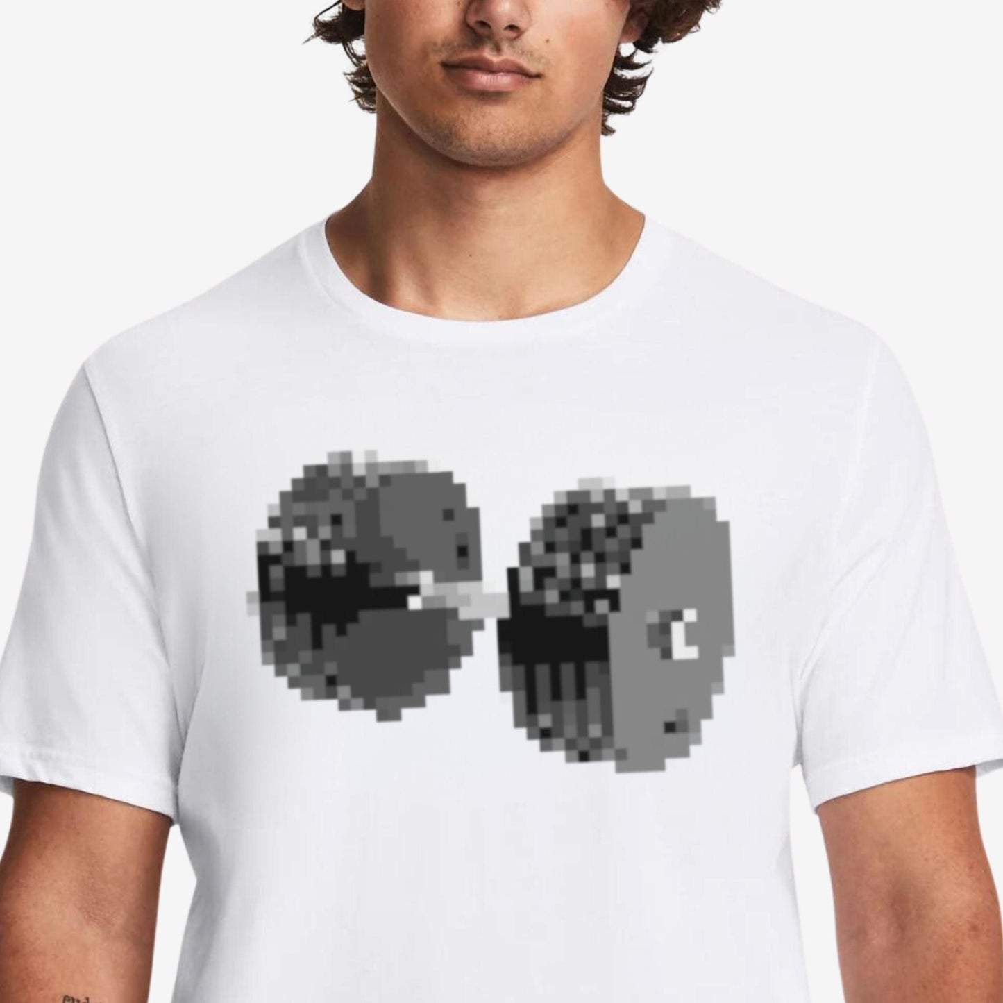 Dumbbell Pixel T-Shirt - Apocalypse Club