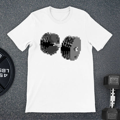 Dumbbell Pixel T-Shirt - Apocalypse Club