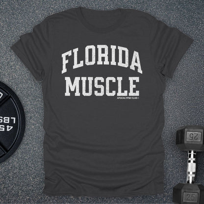 Apocalypse Club Florida Muscle Charcoal gym t-shirt