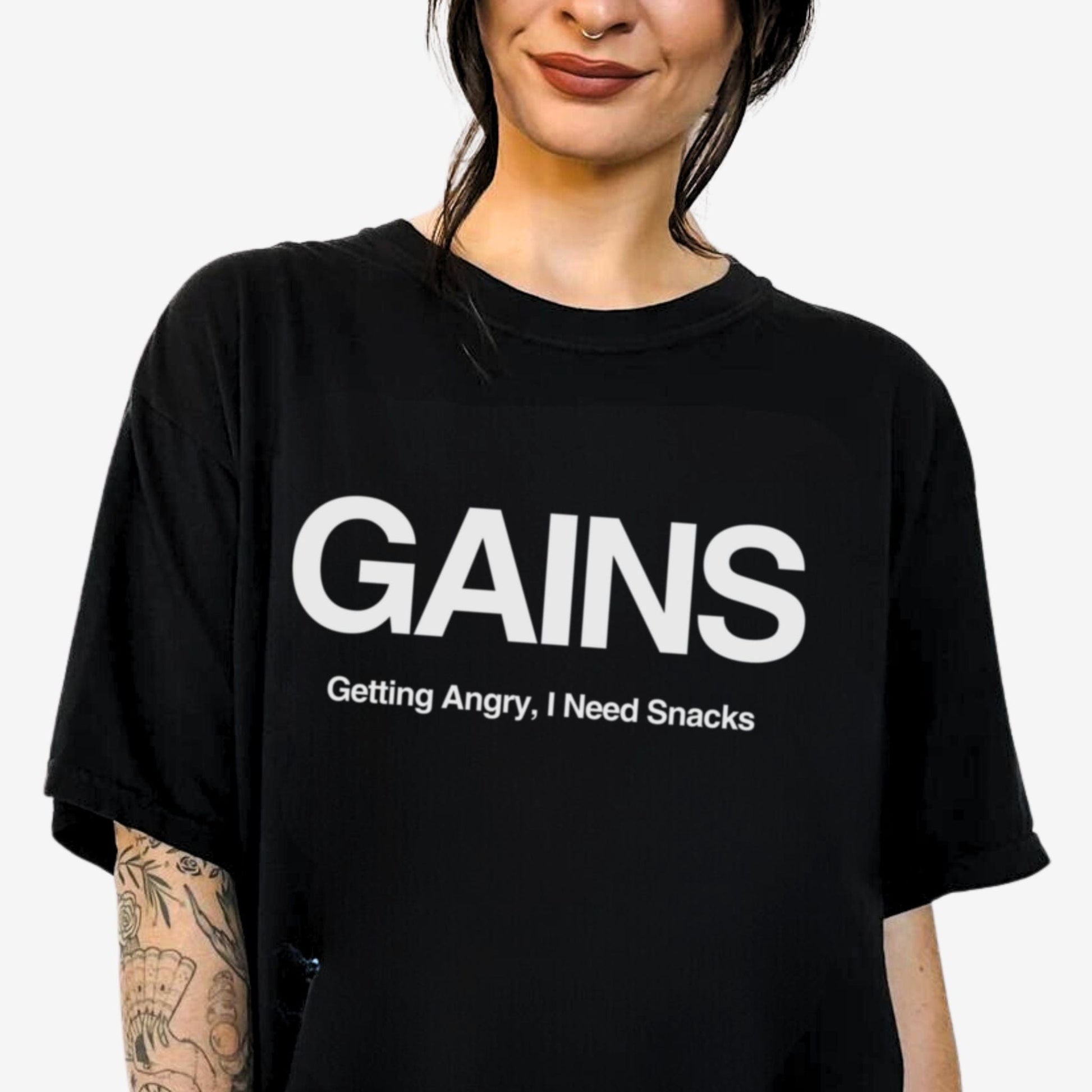 Gains T-Shirt Black - Apocalypse Club