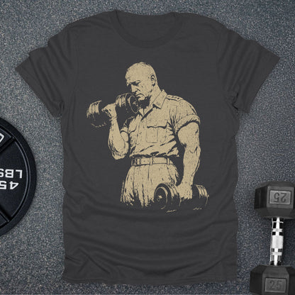 Apocalypse Club General Iron Charcoal gym t-shirt