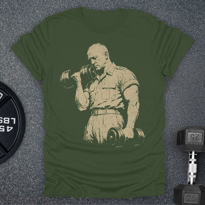 Apocalypse Club General Iron Military Green gym t-shirt