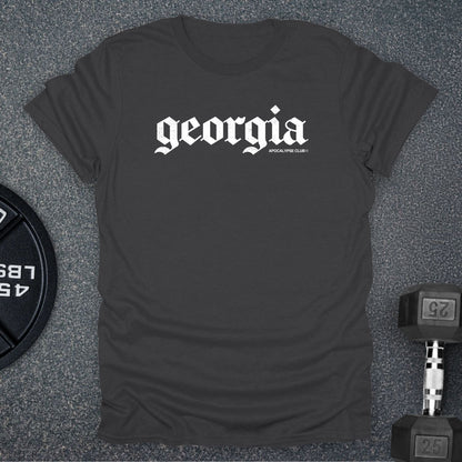 Apocalypse Club Georgia DNA Charcoal gym t-shirt