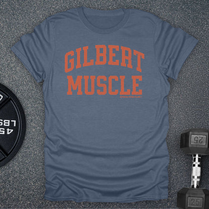 Apocalypse Club Gilbert Muscle Heather Indigo gym t-shirt