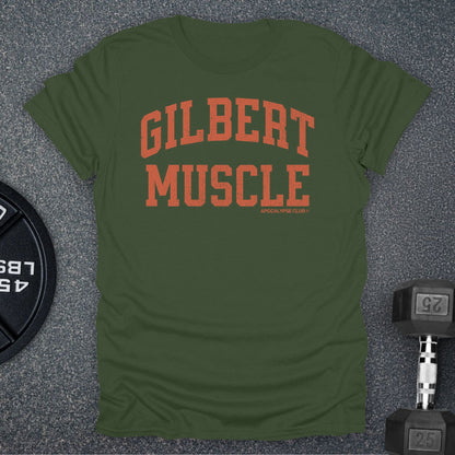 Apocalypse Club Gilbert Muscle Military Green gym t-shirt